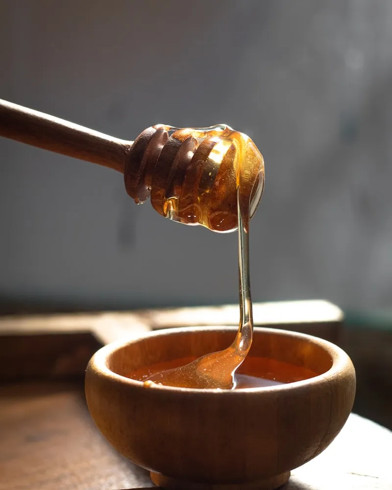 Pot de miel doré